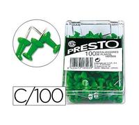 Señalizador de planos presto verde caja de 100 unidades