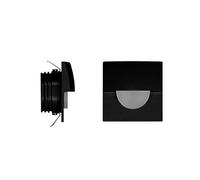 Señalizador Empotrable Cuadrado 2wBeneito Faure Skin 4109Negro Mate 3.000K