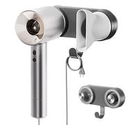 Senbos Soporte magnético para secador de pelo, con ventosa sin perforaciones, con gancho organizador de cables, soporte para secador de pelo, organizador de herramientas de peinado para Dyson y Laifen