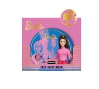Sence Barbie - Máscara de tela estampada con aroma de melocotón, máscara facial de belleza, máscaras faciales, para niñas, adolescentes y mujeres, máscara facial vegana, máscara facial (3 unidades)