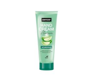 Sence Crema de manos de aloe vera, cuidado de día para las manos con vitamina A y vitamina C, crema de manos vegana, crema hidratante antiinflamatoria, crema de aloe vera (2 x 75 ml)
