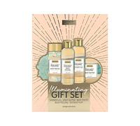 Sence Radiance Boost - Set de regalo (exfoliante corporal, gel de ducha, mantequilla corporal, piedras de baño, puff de ducha)