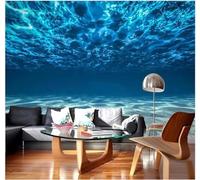 Sencillo Fresco Bonito Aguas Profundas Mar Paisaje Papel Pintado 3D Seda Texturizada Primera Calidad Neutros Material Ideal Para SalóN Dormitorio-150cm×105cm
