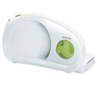 Sencor Cortafiambres Eléctrica Profesional - Potente y Compacta, Hoja Inoxidable 170mm, Espesor Ajustable 0-15mm, Ideal para Jamón, Embutidos, Pan, Queso, 100W - SFS 1001GR - Verde