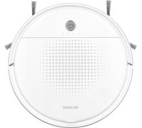 SENCOR Robot Aspirador y fregasuelos SRV 1550WH - Robot Aspirador Ultra Silencioso y Compacto, Navegación Inteligente con Tecnología Smart Room y Función Mop, Ideal para Pelos de Mascotas