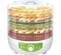 SENCOR SFD 790WH con Control de Temperatura para Bloques, ciruelas, albaricoques, plátanos, Carne Seca, Pescado seco, 250 W, deshidratador de Alimentos, Metal, Blanco