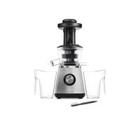 Sencor SSJ 4041BK - Exprimidor lento (separación automática, capacidad de 0,8 l, motor 400 W, 60 rpm, 70 dB), plata