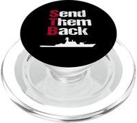 Send Them Back British Patriot Political Reform UK Satire PopSockets PopGrip para MagSafe