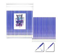 SEND UP 20 Recambios XXL - Compatibles con Legami - Punta 0,5mm - Tinta Termosensible - Ideal para Escuela, Marcado en Tela y Piel - Regalo (Azul)