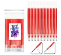 SEND UP 20 Recambios XXL Rojos - Compatibles con Legami - Punta Bullet 0,5mm - +20% Tinta - Escritura Fluida, Ideal para Escuela, Marcado Profesional sobre Tela y Piel - Set de Larga Duración