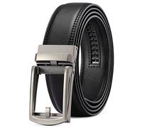 SENDEFN Cinturón Para Hombre, Cinturones Hombre Cuero Hebilla Automatico Ajustable, cinto Trabajo 3,5cm Corte Para Ajuste