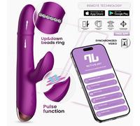 Sendel Vibrador con Anillo de Bolas Internas Up and Down y Pulsación con APP de Intoyou App Series