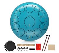 SenDeluz Acciaio Lingua Tamburo 12 Pollici 13 Note Steel Tongue Drum Handpan Tambor Percussioni Strumenti di Guarigione del Suono per L'istruzione Musicale Intrattenimento Meditazione Yoga
