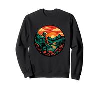 Senderismo Aventura Retro Scenic Puesta Sudadera