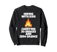 Senderismo con niños Divertido Camping al aire libre Crianza Humor Sudadera