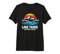 Senderismo en el Lago Tahoe California Nevada Camiseta Premium