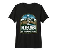 Senderismo Es Mi Plan De Jubilación Camping Divertido Caminante Retirado Camiseta Premium