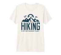 Senderismo Es Mi Plan De Jubilación Camping Divertido Caminante Retirado Camiseta Premium