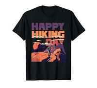Senderismo Excursionista Caminata Happy Hiking Day Camiseta