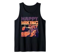 Senderismo Excursionista Caminata Happy Hiking Day Camiseta sin Mangas