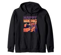 Senderismo Excursionista Caminata Happy Hiking Day Sudadera con Capucha