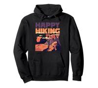 Senderismo Excursionista Caminata Happy Hiking Day Sudadera con Capucha
