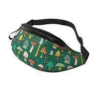 Senderismo Fanny Pack Divertido Lindo Champignon Mushroom Crossbody Riñonera Ligera Riñonera