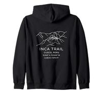 Senderismo Minimalista Inca Trail Perú Sudadera con Capucha