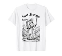 Senderismo Mochilero Patrón San Bernardo Vintage Senderismo Caminata Camiseta gráfica económica