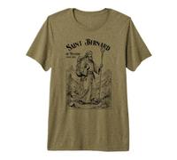 Senderismo Mochilero Patrón San Bernardo Vintage Senderismo Caminata Camiseta Premium