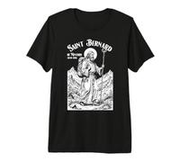 Senderismo Mochilero Patrón San Bernardo Vintage Senderismo Caminata Camiseta Premium