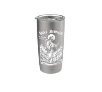 Senderismo Mochilero Patrón San Bernardo Vintage Senderismo Caminata Vaso térmico de acero inoxidable de doble pared