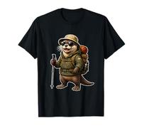 Senderismo Nutria al Aire Libre - Adventure Cute Camper Vibes Camiseta