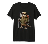 Senderismo Nutria al Aire Libre - Adventure Cute Camper Vibes Camiseta Premium