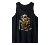 Senderismo Nutria al Aire Libre - Adventure Cute Camper Vibes Camiseta sin Mangas