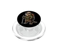 Senderismo Nutria al Aire Libre - Adventure Cute Camper Vibes PopSockets PopGrip para MagSafe
