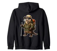 Senderismo Nutria al Aire Libre - Adventure Cute Camper Vibes Sudadera con Capucha