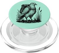 Senderismo Paloma Mochilero Aventura Naturaleza Animal Paloma Am PopSockets PopGrip para MagSafe