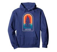 Senderismo Retro Sawtooth National Forest Idaho Sudadera con Capucha