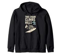 Senderismo sin barreras Silla de ruedas Trail Life Accesible Wild Sudadera con Capucha
