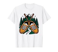 Senderista con Raquetas De Nieve Camiseta