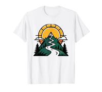 Senderista del Amanecer Sendero Alba Camiseta