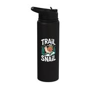Sendero Caracol Senderismo Camping Divertido Senderismo Stainless Steel Insulated Water Bottle