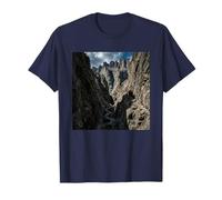 Sendero Rock Canyon Cliff Pass Mountain Ravine Camiseta