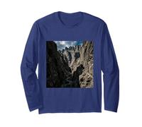 Sendero Rock Canyon Cliff Pass Mountain Ravine Manga Larga