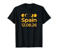 Sendero Total del Eclipse Solar de la totalidad en España - Tops & Stuff Camiseta