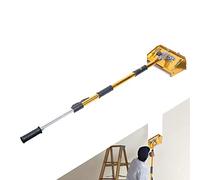 SENDERPICK 9.8" drywall taping Flat Finishing Set drywall llana drywall herramientas rodillo de esquina 40'-63.8' mango ajustable