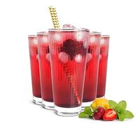 Sendez 6 vasos altos de 400 ml con relieve