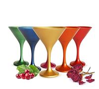Sendez 6 vasos de Martini de colores