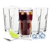 Sendez Juego 6 Vasos Long Drink 425 ml Caipirinha Cristal Transparente